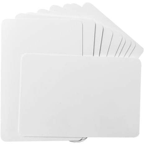 Pack of 12 6x4 Dry Wipe Whiteboards - Presentation Card Size