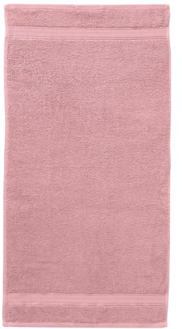 G BETTWARENSHOP Frottierserie Essential – Hochwertige Handtücher aus 100% Baumwolle – Saugstark, Weich & Pflegeleicht Handtuch 50x100 cm, Altrosa