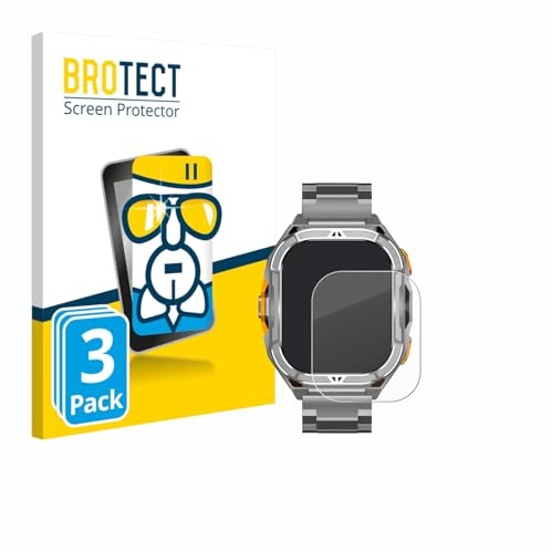 BROTECT Schutzglas für Cubot GT3 | 3 Stück Transparenter Displayschutz Made in Germany Schutzfolie Panzer Folie Glas 9H Anti-Fingerprint Einfache Montage Clear