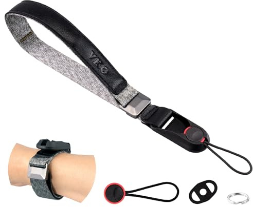VKO Camera Wrist Strap Adjustable Quick Release Camera Wrist Lanyard Tether for Man Woman Photographers Wristband for SLR DSLR Digital Mirrorless Camera