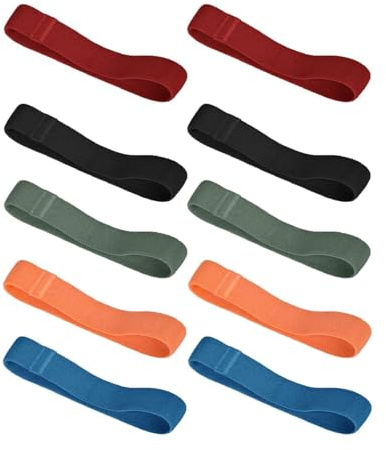 KESOTO 10 Bento Box Fastening Straps, Gift, Multipurpose Accessories, Elastic Bands for Home, Picnic, School, Classroom, Women