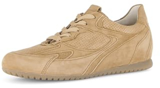 Gabor Damen Low-Top Sneaker, Frauen Sneaker,Komfortable Mehrweite (H),Sattel (35),37.5 EU / 4.5 UK