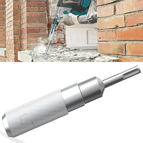 Adaptateur SDS Plus vers SDS Max, Rallonge SDS 200mm pour Prolonger la Longueur de Travail des Forets Connecteur pour Marteaux-Piqueurs et Outils