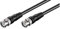 goobay BNC Stecker auf BNC Stecker - RG 59 Schwarz 5 Meter