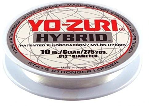 Yo-Zuri 275 Yard Hybrid Monofile Angelschnur, transparent, 3,6 kg