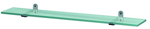 Haceka Ixi Tablette en Verre Brossé INOX 60cm