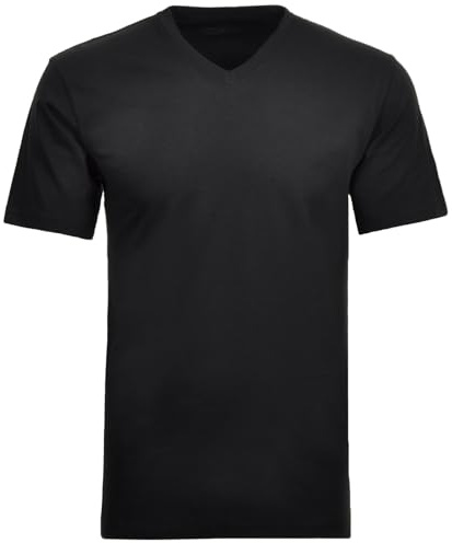 RAGMAN Herren Doppelpack - 2 T-Shirts mit V-Ausschnitt
