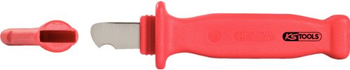 KS Tools 117.1391 Isoliertes Abmantelungsmesser, 182mm