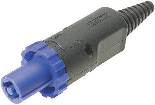 Cliff FCR2066 Netz-Steckverbinder FC Stecker, gerade Gesamtpolzahl: 3 + PE 20 A Blau 1 St.