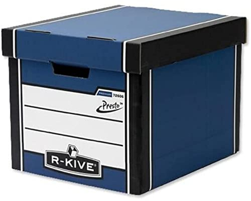 Bankers Box Premium Tall Storage Box - Blue (Pack of 10)