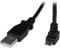 StarTech.com Câble Micro USB 2 m - A vers Micro B coudé 90° vers le bas - Câble USB Micro B Angle Coude vers le bas - Noir 2m (USBAUB2MD)