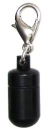 Aluminium-Adresshülse 12mm Ø (schwarz)
