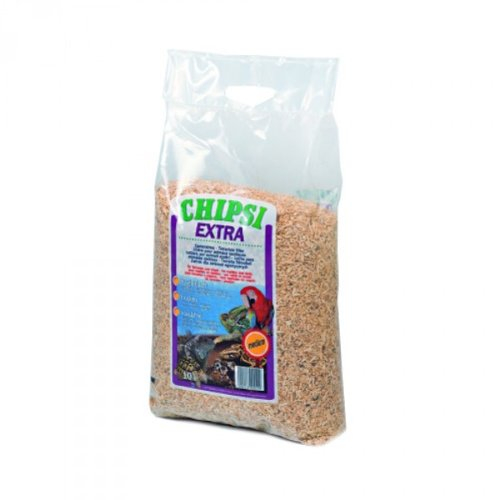 Chipsi Kleintierstreu Extra Medium - Buchenholz-Granulat, 10 Liter