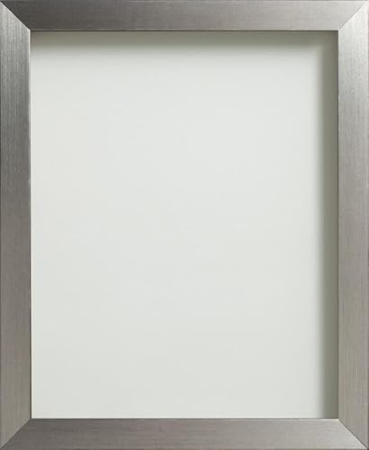 Frame Company Simpson Range Silver Picture Photo Frame, A4 (11.75x8.25) *Choice of Sizes and Colours* Fitted with Real Glass
