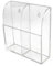 Porta telecomando di porta TV, condizionatore d' aria telecomando di acrilico Wall Mount Storage box (2 case)