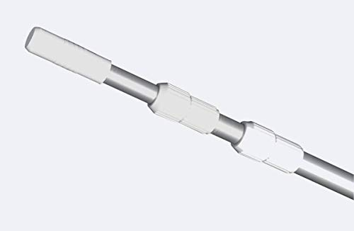 Well Solutions® Teleskopstange 150-450 3-teilig professionelle ausziehbare Pool Stange
