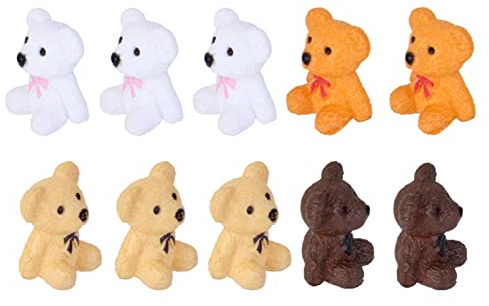 Sharplace Landschaft Mini Tier Figuren, Set/10Stück, Bär