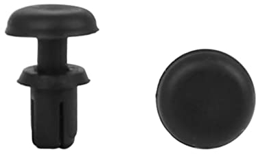 sourcing map 30Stk.4mm Kunststoff Nieten Push Typ Panel Halter Verschluss Clip für Auto