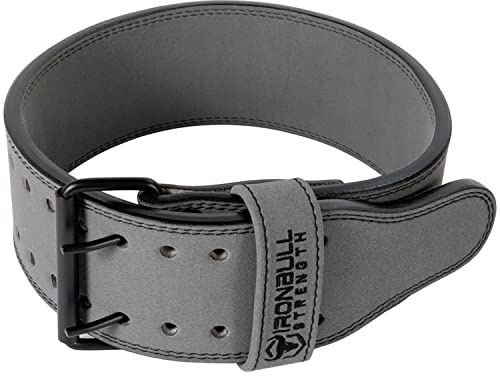 Gewichthebergürtel: 10 mm Doppeldorn Gewichthebergürtel (IPF, USAPL, USPA und IPL) genehmigt, Rückenstütze aus Leder für Gewichtheben, Gewichtheben
