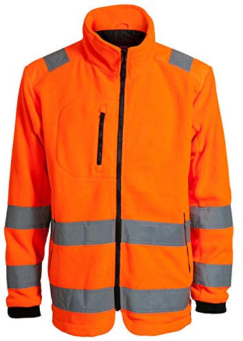 Elka Visible Xtreme Fleecejacke Zipp In Warnschutzjacke, Fb. orange, Größe L