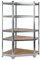 Humberg Lagerregal Regale Abstellraum Eckregal Steckregal Kellerregal Werkstattregal Schwerlastregal 2in1 180x90x40cm mit 5 Böden Maximale Belastung 500 KG
