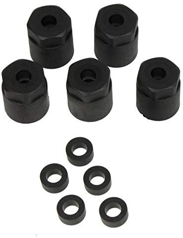 SET Überwurfmutter inkl. Dichtung 8/10 mm für Tankentnahme Ölleitung Winkel/Blockaufst. Kreuzstück (8 mm x 5 Stück)