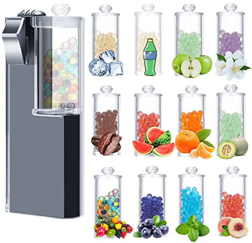 JUJUCAT Aroma Kapseln Zigaretten Applikator Menthol Kugeln Für Zigaretten Zigaretten Mit Geschmack Click Zigaretten Geschmack Kugeln Click And Roll Zigaretten1 Maschine And 1200 PCS Burst Beads