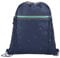 coocazoo Turnbeutel „Happy Raindrops”, blau, mit Reißverschlussfach und Kordelzug, reflektierende Elemente, Schlaufen zur Befestigung am Schulrucksack, 10 Liter, ab der 3. Klasse