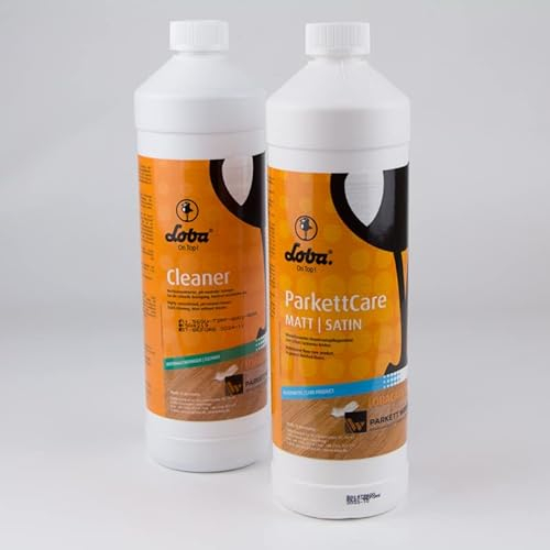 werketto Pflegeset für mattlackierte Böden - Loba Cleaner + ParkettCare matt