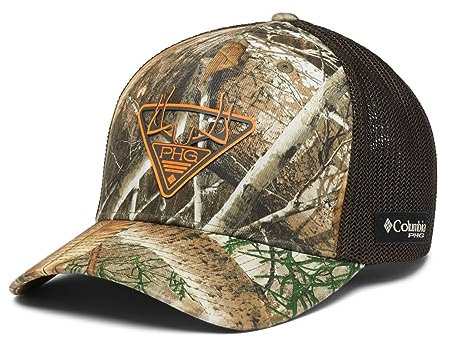 Columbia Unisex-Erwachsene PHG Camo Mesh Ball Cap Verschluss, Realtree Edge, dreifach gefülltes Geweih, S/M