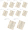 ALLY-MAGIC Muslin Drawstring Bags - Cotton Muslin Cloth Reusable Mesh Bags for Tea, Spices, Coffee Filters & Soap Nuts (10PCS)