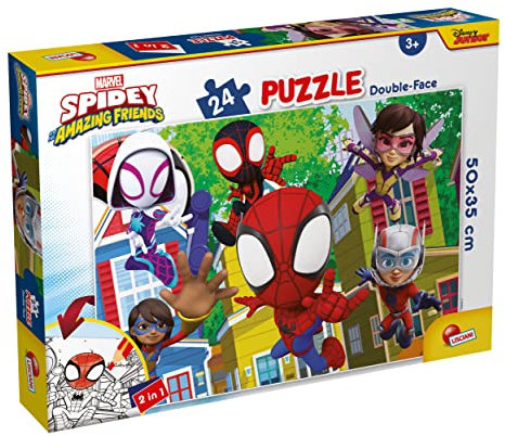 Liscianigiochi 99665 Lisciani Games Marvel Puzzle DF Plus 24 Spidey, This is a Team