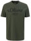 T-Shirt mit Logo-Print olivgrün L