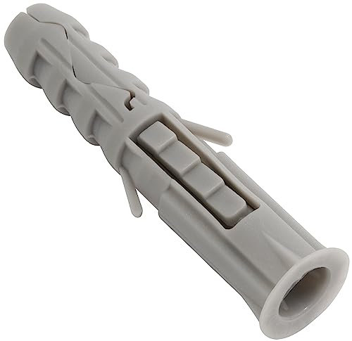 AERZETIX - C67101 - Satz von 50 klassischen Dübeln Ø12x60 mm mit kragen - aus polyamid - maurerei befestigung beton ziegelstein parpaing gebäude schrauben bauerei