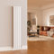 EMKE 1600 x 300 mm Radiator Cover White Vertical Radiator Tall Radiator Wall Mounted Modern Double Flat Panel Radiators Central Heating Radiator Bathroom Radiators for Bedroom Sitting Room