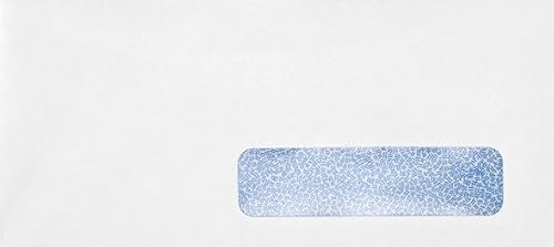 LUXPaper #10 Business Briefumschläge mit Fenster rechts | Sicherheits-Tönung | 11,4 x 24,9 cm | Weiß | 10,9 kg Text | 500 Stück