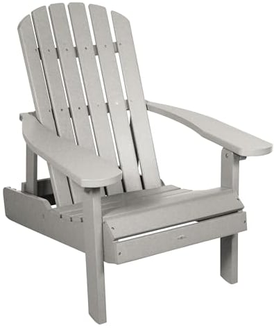 Bahia Verde Cape Adirondack Klapp- und Liegestuhl, Grau