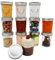 megusta!® 12 Einmachgläser mit Schraubdeckel | 200 ml | Herz im Glas | Deckel silberfarben | Marmeladengläser, Dessertgläser, Babygläschen, Joghurtgläser | für Hochzeit, Geburtstag
