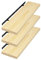 eSituro Wandregal Holz, Regal für Wand, Hängeregal 3 Stück, Schweberegal Deko Regalbrett 70x19x3,5 cm, für Küche Wohnzimmer Schlafzimmer, Wandboard mit unsichtbarer Halterung, Holzoptik