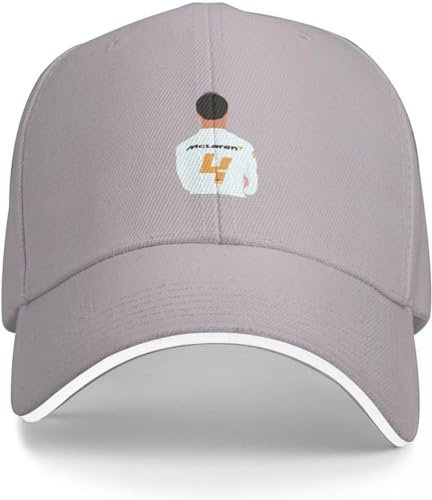 BDJYHACP Baseballkappe Snapback Sonnenhut Lando Norris Herren und Damen Baseball Cap Cap Snapback Unisex Männer Frauen