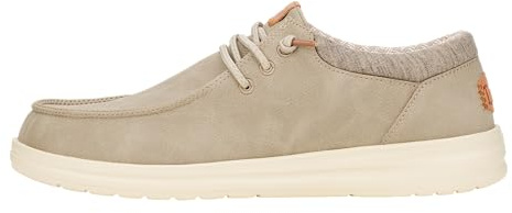 HEYDUDE Paul Classic Herren - Slip-on Schuhe - Mokassin-Stil, Taupe Grey, 46