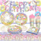 Decoration Anniversaire Licorne Fille 4 Ans, Kit Anniversaire Licorne Fille 4 Ans, Assiette Anniversaire Licorne Fille, Ballon Licorne pour Fille Enfants Decoration Anniversaire Baby Shower 10 Invités