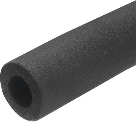 QUARKZMAN 1 x 0.5m Rohrisolierung Schaumstoff, Durchmesser 32mm Isolierstärke 13mm Heizungsrohr Verkleidung für Fitnessgeräte, Rohre, Handhaben (Schwarz)