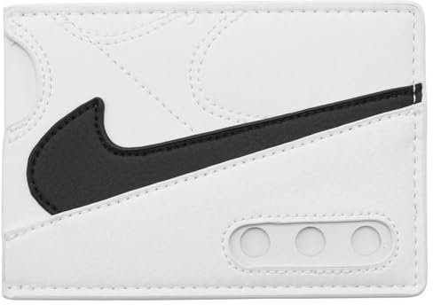 NIKE Icon Air Max 90 Card Wallets for Uni White/White/Black Os, White/White/Black, OS, Wallets