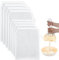 Oruola 8pcs Nut Milk Bag,300 Micron Nylon Cheese Cloths for Straining,Reusable Fine Mesh Muslin Bags for Oat Bath,Juice,Greek Yogurt,Cold Brew Coffee,15 x 20 cm & 20 x 30 cm