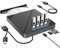 TYYWGD 7 in1 External CD DVD Drive, 4 USB Ports and TF/SD Card Slots USB 3.0 Portable CD/DVD Disk Drive Player Burner Reader Writer for Laptop MacBook PC Windows 11/10/8/7 Linux OS