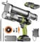 Electric Grease Gun, Hand Lubrication Tool, Dual Power Supply Mode, Oil Outlet Pressure 12000PSI, 2 * 25V Lithium Battery and Charger Included, Universal Conversion Gun Head, with Carrying Case