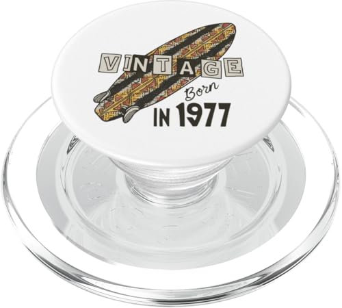 Geboren im Jahr 1977, Vintage Best Of 1977 PopSockets PopGrip für MagSafe