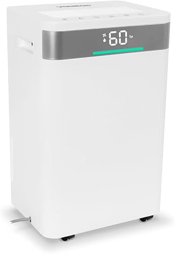 VONROC Deumidificatore 20L/Giorno WiFi – Serbatoio 4,5L, Filtro HEPA + Carbon, Controllo Smart App, Silenzioso ≤41dB, Modalità Bucato e Notte, per Ambienti fino a 40m²