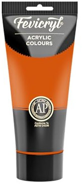 Peinture acrylique tube de 200 ml Classique - Cadmium orange AC09